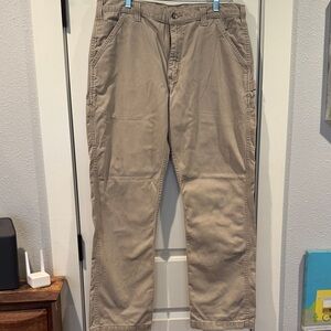 Carhartt Men's Khaki Chinos Relaxed Fit